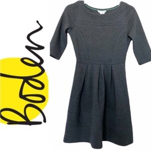 Boden Libby Gray Dress Size 8